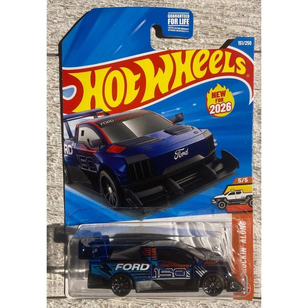 2026 Hot Wheels #151 Ford F-150 Lightning Super Truck BLUE